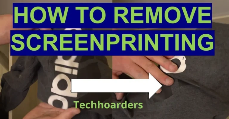 Remove Screen Printing